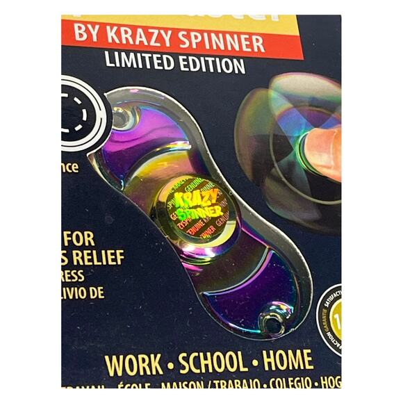 Fidget Spinner Rainbow SpinMaster Limited Edition Hand Spin Toy Stress Reducer! - Picture 10 of 11